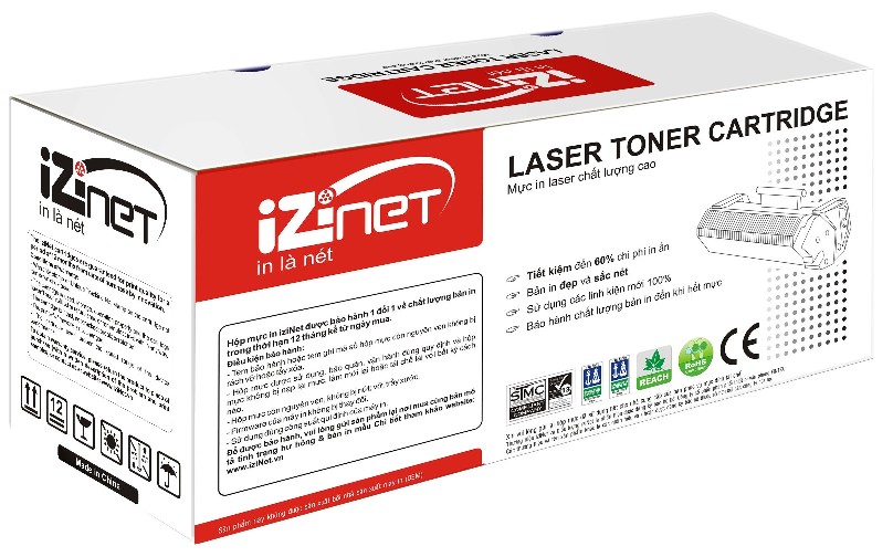 Mực IziNet HP 304A Yellow LaserJet Toner Cartridge (CC532A)